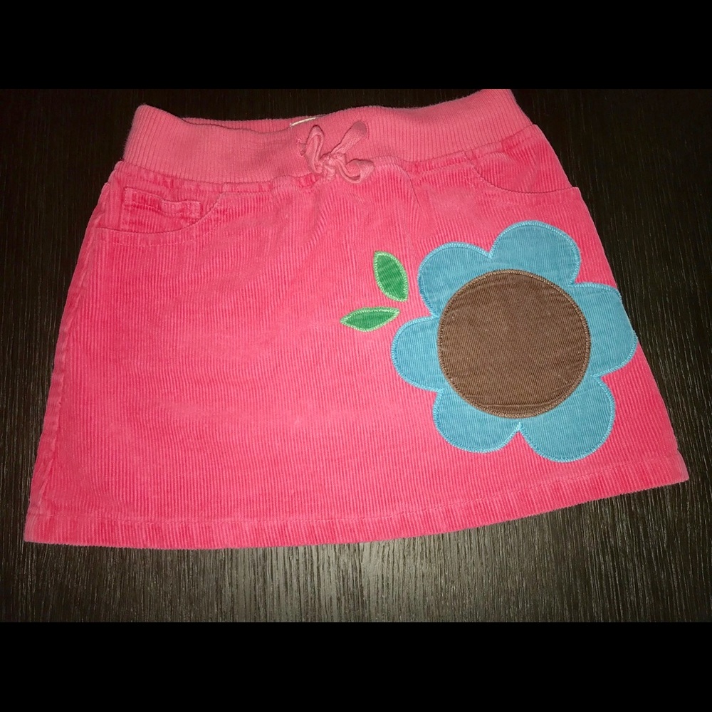 Mini Boden Pink Corduroy skirt